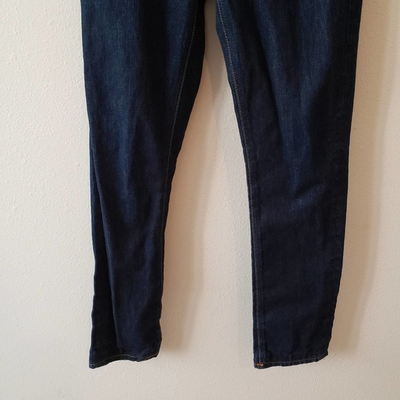 Nudie Jeans Co Men's Organic Cotton Button Fly Jeans Dark Wash Denim 28x34 - Picture 5 of 12